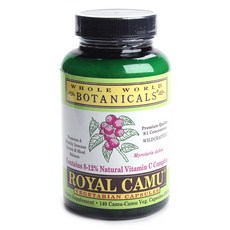 WHOLE WORLD BOTANICALS 皇家卡姆果萃取素食膠囊, 1個, 140 件