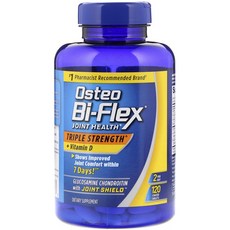 OSTEO Bi-Flex Joint Health維他命D葡萄糖胺3重保健錠, 1個, 120顆