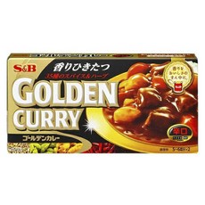 S&B 愛思必 日本黃金辣味咖哩塊 198g, 1個