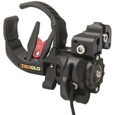TruGlo Lock Fire Drop 箭架燈手持式射箭設備, 1個, 黑+紅