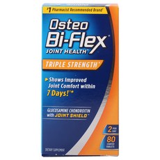 OSTEO Bi-Flex Joint Health葡萄糖胺軟骨素錠, 80顆, 1盒