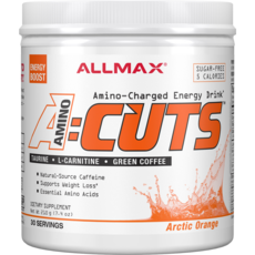 ALLMAX A:Cuts綜合胺基酸左旋肉鹼能量補充粉, 北極橙, 1個, 210克