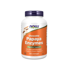 NOW Foods 木瓜酵素口含錠, 360顆, 1罐