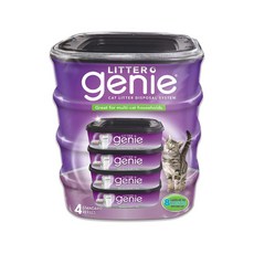 Litter Genie Cat 公升處理系統標準補充裝馬桶內襯 4 件裝, 1個