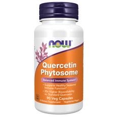 NOW Foods 槲皮素植物膠囊, 1罐, 90顆