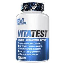 EVLUTIONNUTRITION 維他命&睪固酮補充錠, 1罐, 90顆
