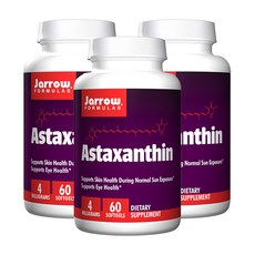 Jarrow FORMULAS 蝦紅素膠囊 4mg, 3個, 60顆