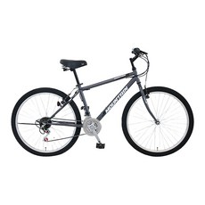 삼천리자전거 하운드 빅마운틴 생활용 MTB 자전거 기어 21단 26인치 권장신장 155cm 이상, 미조립(박스), 블랙