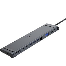 한스팩토리 썬더볼트 usb c타입 노트북 12 in 1 멀티 허브 바이링크 젠더 컨버터 to RGB USB허브