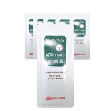 에이스제약 일회용 쉐이빙폼 면도크림 3ml x1000개 여행용 숙박용, 1000개, 2mg