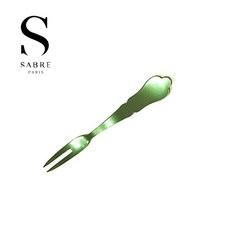 사브르 올드패션 칵테일 포크, 다크그린, 1개