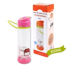 그린 스마트티물병600ml 핑크, 0.6L