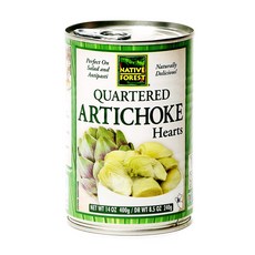 네이티브포레스트 쿼터드 아티초크 하트 무지방 무설탕, 400g, 1개