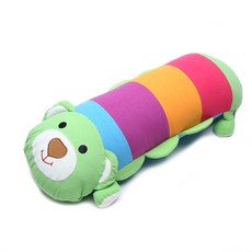  이투라이프 곰돌이 인형베개 그린 
