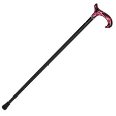 [Classic Cane]블랙 길이조절식지팡이, 루비, 1개