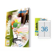 [올바른] 흰색라벨  -36칸
