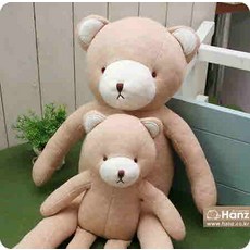 핸즈 오가닉 초코웅이인형 DIY + 블루 롱티셔츠 S, 1개