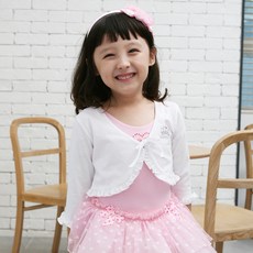 BALLET KIDS 女童荷葉邊蕾絲開衫
