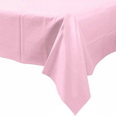 파티팡 비닐 테이블보, 핑크, 274 x 137 cm