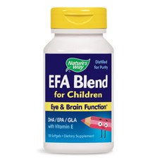 네이쳐스웨이 EFA 블랜드 어린이용 눈& 두뇌 기능 소프트젤, 120개입, 1개, 120정