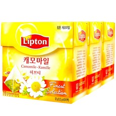 립톤 캐모마일 허브티, 1.2g, 30개