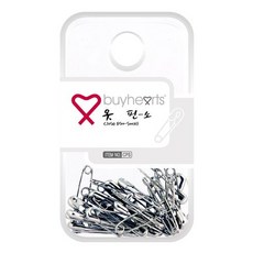 buyhearts 銀色別針, 7個