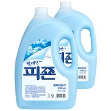 피죤 블루비앙카 섬유유연제 본품, 3100ml, 2개