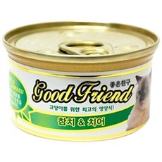 굿프렌드 고양이캔 생선, 참치 & 치어, 1개