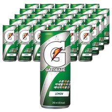 게토레이 레몬 캔, 240ml, 30개
