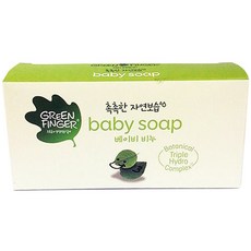 그린핑거 촉촉한 자연보습 베이비비누, 80g, 2개