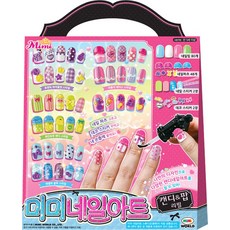 미미월드 미미 네일아트 캔디팝 리필, 혼합 색상, 1개