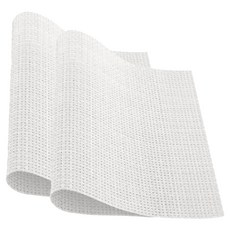 비케이 대나무인척 테이블 매트 2p, 화이트, 45 x 30 cm