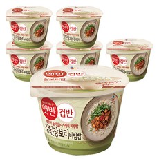 햇반 컵반 강된장 보리비빔밥, 280g, 6개