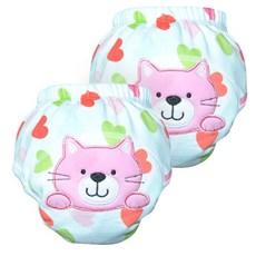 조이멀티 배변 훈련 팬티 2p, N고양이 (핑크)