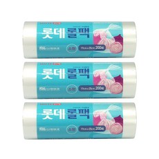 롯데롤팩 소 200매, 200개, 3개