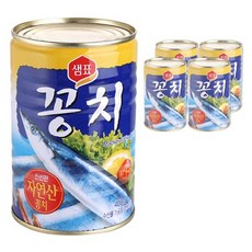 샘표 꽁치 통조림, 400g, 5개
