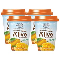 Dongwon Denmark Take Alive芒果汁, 250ml, 4入