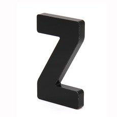 壓克力立式裝飾大寫字母, 首字母 01 Z（黑色）