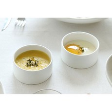 끌리메 타원 파스타볼 4개 + 래머킨 2개 세트, 1개, 타원 파스타볼 4p + 래머킨 2p, 크림화이트