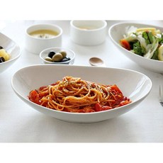 끌리메 타원 파스타볼 4개 + 래머킨 2개 세트, 1개, 타원 파스타볼 4p + 래머킨 2p, 크림화이트