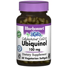 블루보넷 CoQ10 유비퀴놀 100mg 베지테리안 소프트젤, 1개, 30정