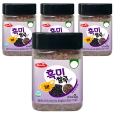 베베스트 흑미쌀죽 55g, 흑미, 4개