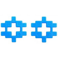 아하토이 큰사각 45pcs, 혼합색상, 1개