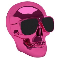 자르 AeroSkull NANO 해골 블루투스 스피커, Pink