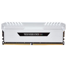 CORSAIR 海盜船 DDR4 32G PC4-25600 CL16 VENGEANCE LED RGB 16Gx2 램 CMH32GX4M2E3200C16W 白色