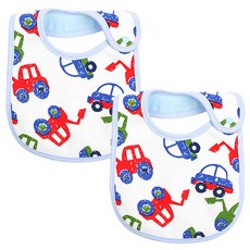 Mom's care 3層棉質防水圍兜