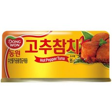 동원 고추 참치, 85g, 12개