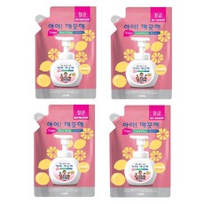 아이깨끗해 핸드워시 레몬향 리필, 450ml, 4개