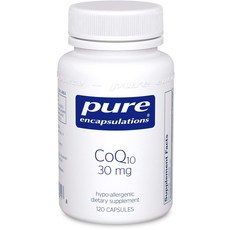 퓨어인캡슐레이션 CoQ10 30mg 캡슐 글루텐 프리, 120정, 1개