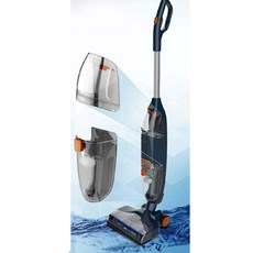 좋은생활지웰 무선 물청소 진공청소기 + 보풀 브러쉬 세트 VENTUS-AQUA, 네이비